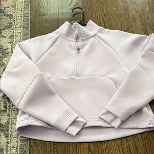 Women's Nike Lavender Half-Zip Pullover Sweater